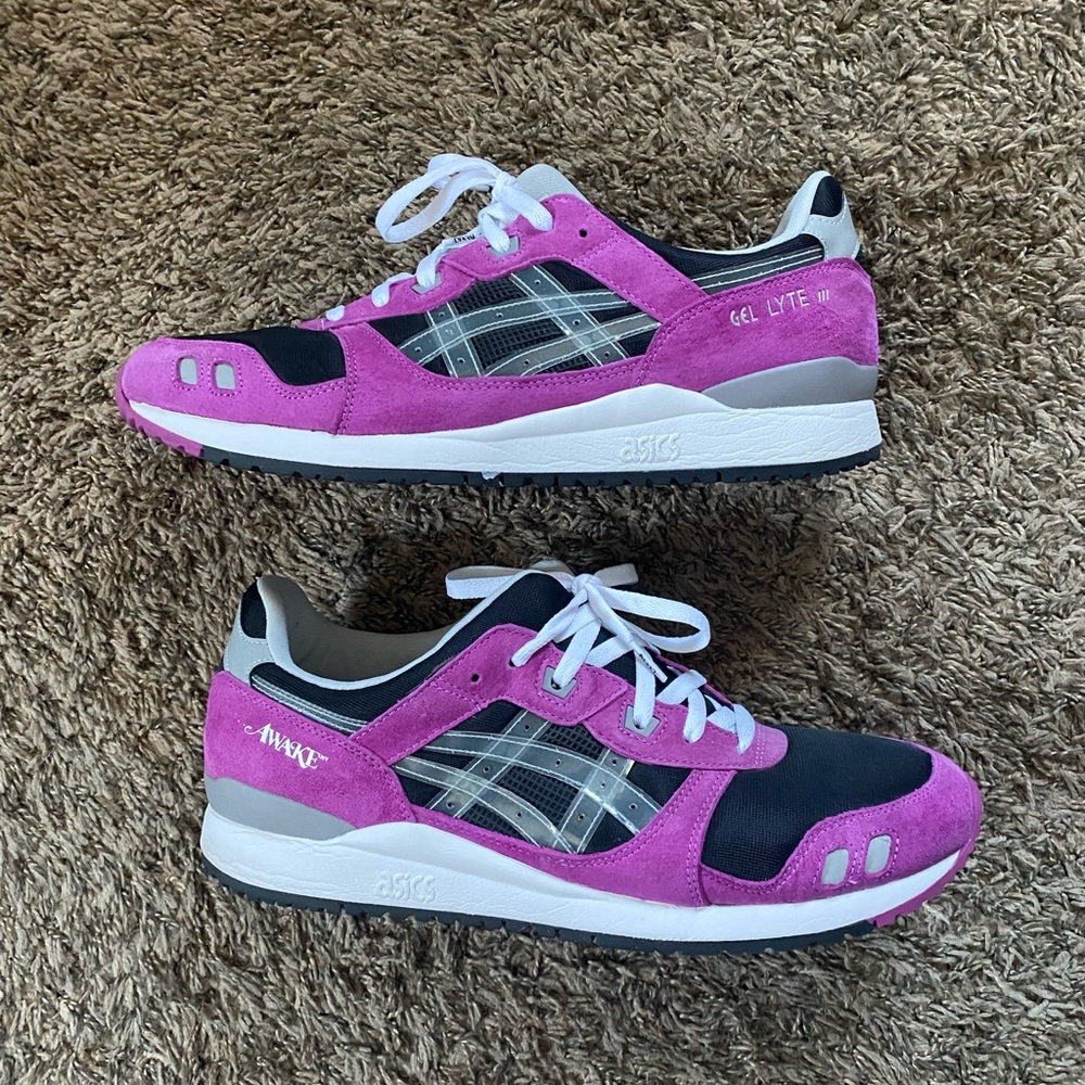 Asics Awake NY × Gel Lyte 3 'Black Pink' Size 13 Used with Box